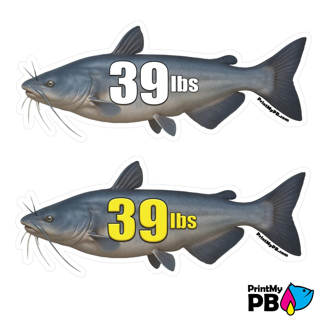 PB Fish Stickers - 2 STICKERS
