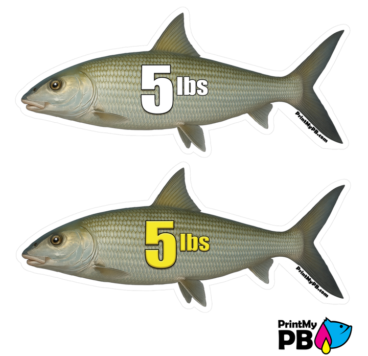 PB Fish Stickers - 2 STICKERS