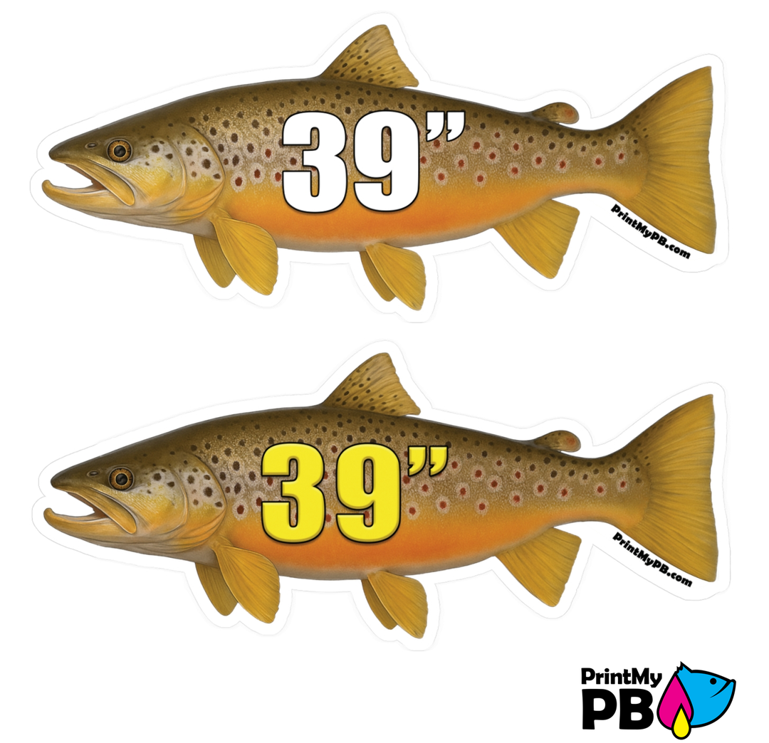 PB Fish Stickers - 2 STICKERS