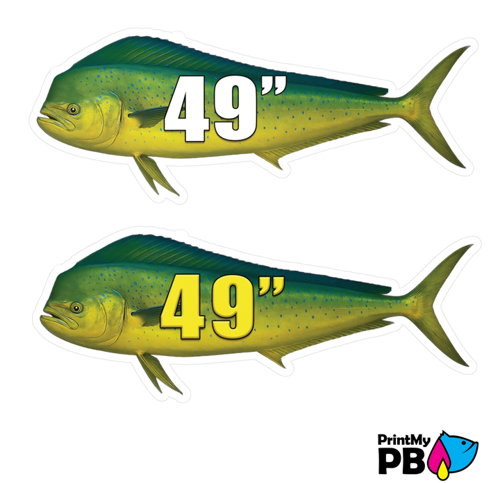 PB Fish Stickers - 2 STICKERS