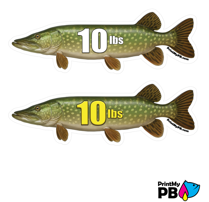 PB Fish Stickers - 2 STICKERS