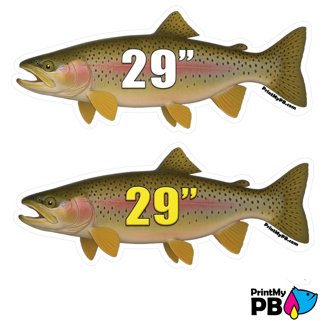 PB Fish Stickers - 2 STICKERS