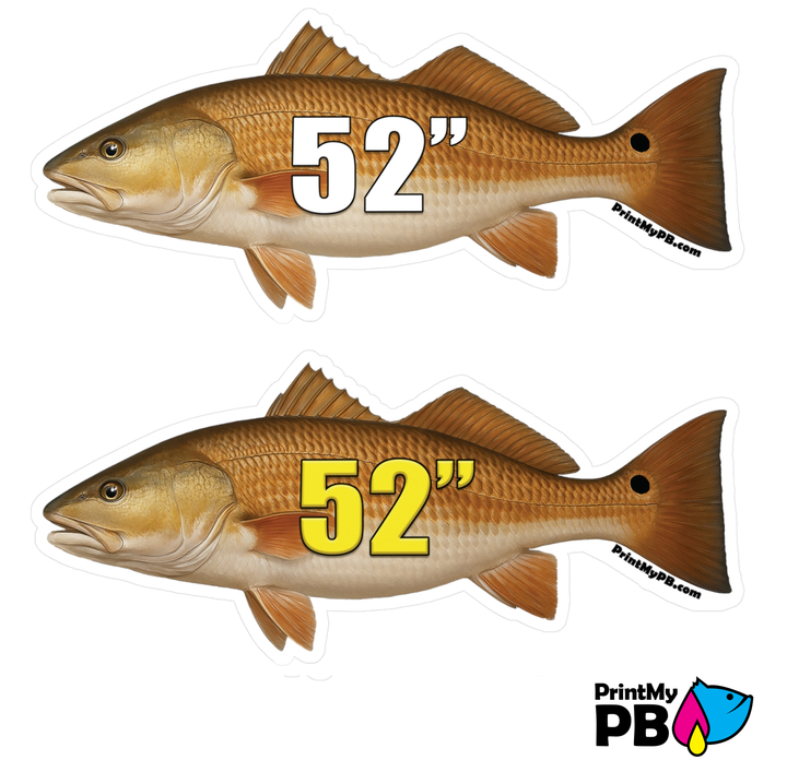 PB Fish Stickers - 2 STICKERS