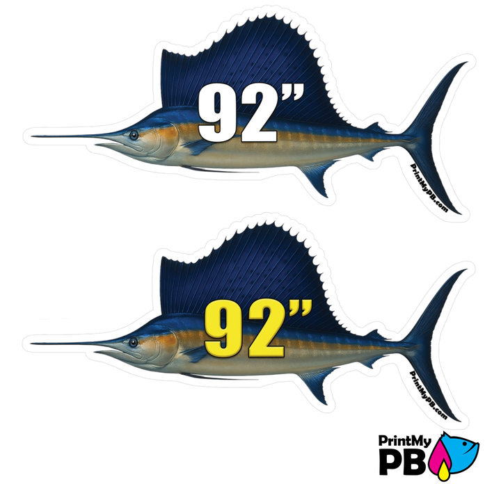 PB Fish Stickers - 2 STICKERS