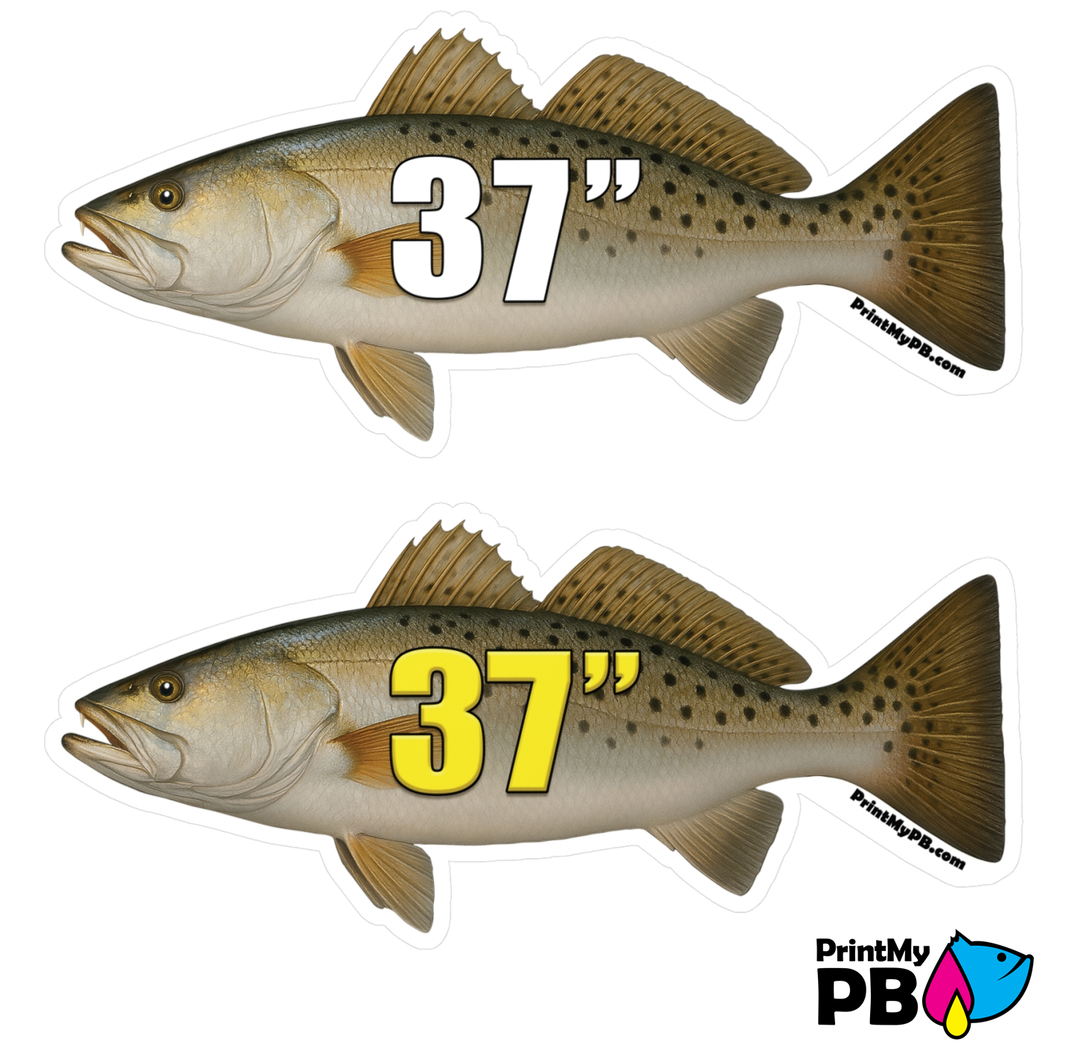 PB Fish Stickers - 2 STICKERS
