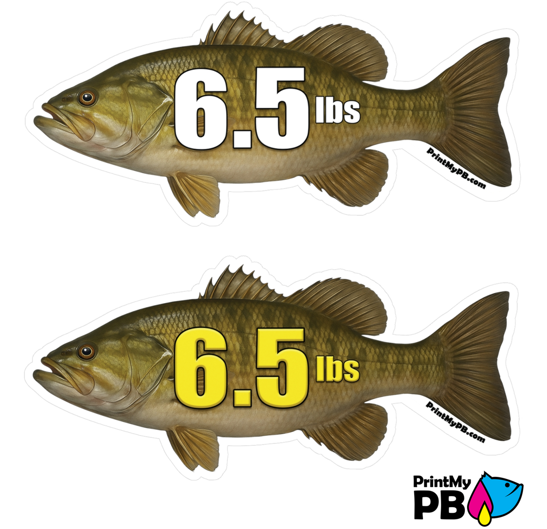PB Fish Stickers - 2 STICKERS