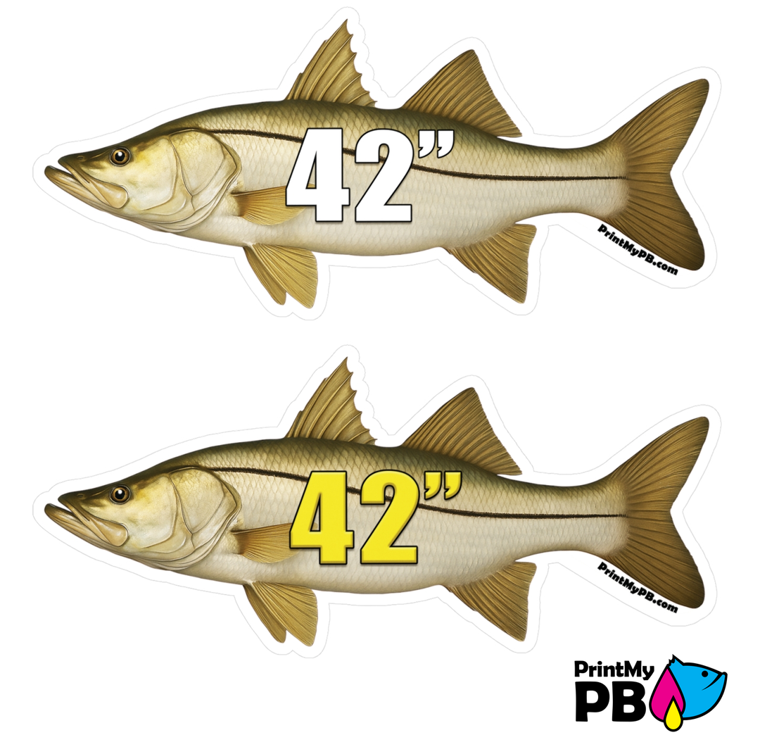 PB Fish Stickers - 2 STICKERS