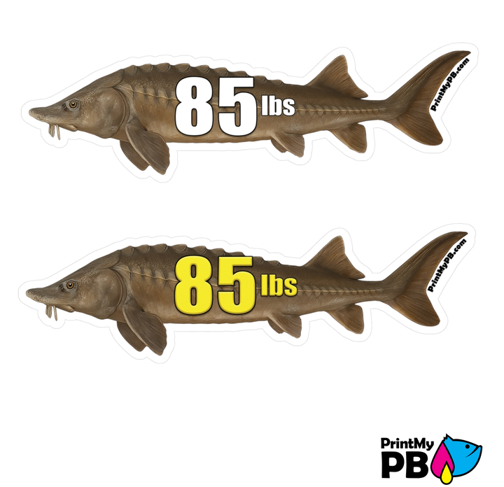 PB Fish Stickers - 2 STICKERS
