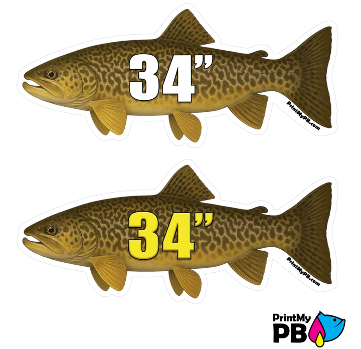 PB Fish Stickers - 2 STICKERS
