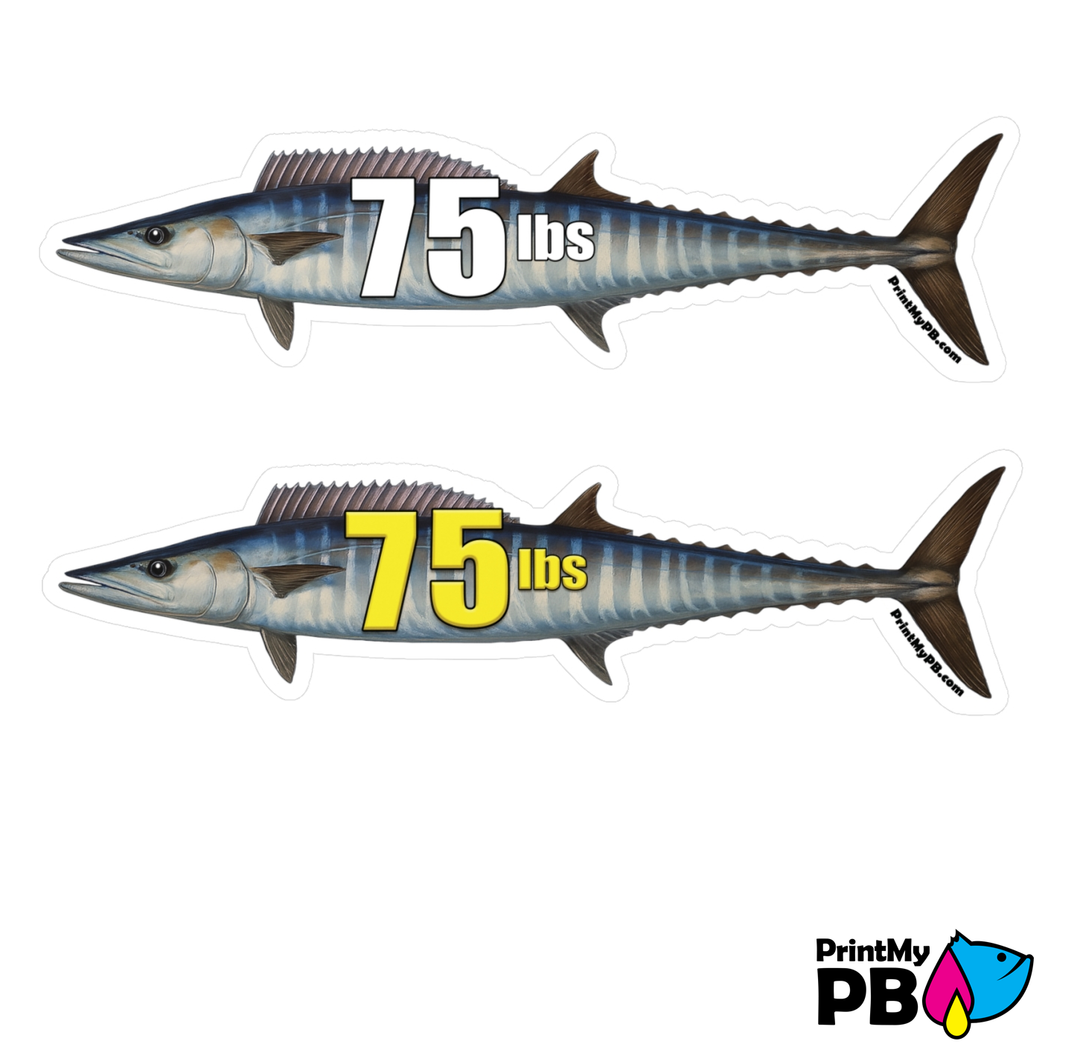 PB Fish Stickers - 2 STICKERS